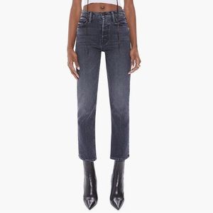 MOTHER black tomcat jeans